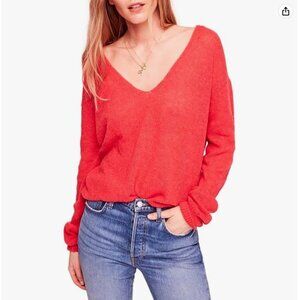 Free People Gossamer V-Neck Sweater